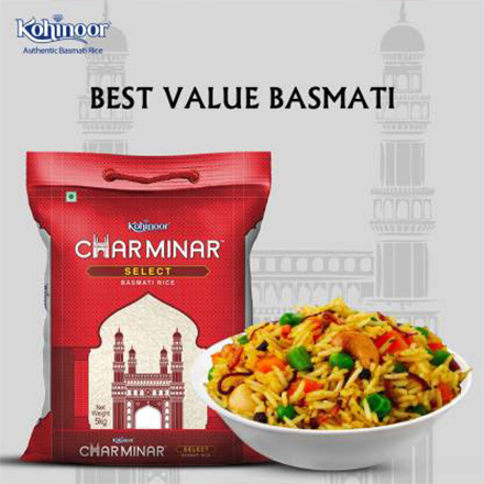Kohinoor Charminar Rice Long Grain (1 kg) 440x440